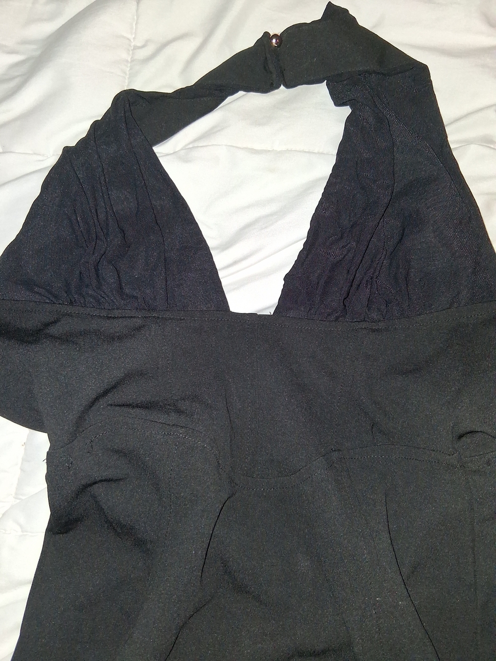 Meritt Black Halter Sleep & Lounge Dress